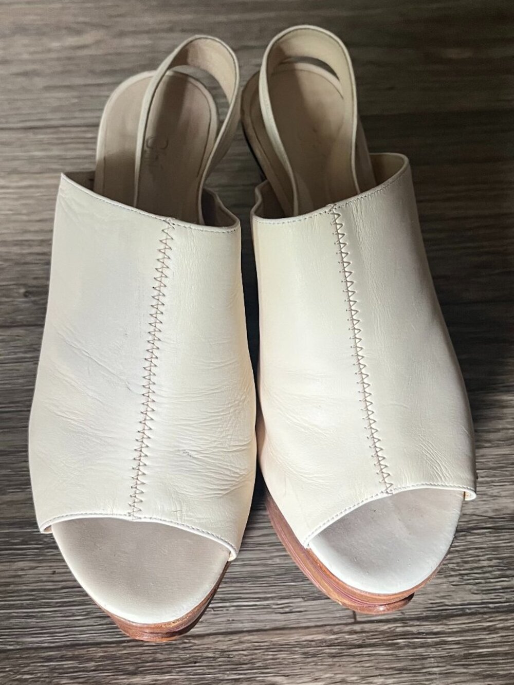 Chloe Plateform Leather Sandals